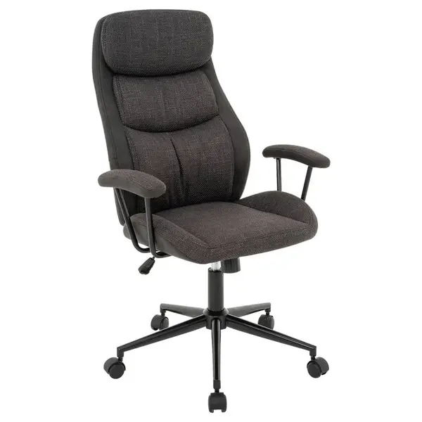 MID.YOU KANCELÁŘSKÉ KŘESLO, tkaná látka, šedá