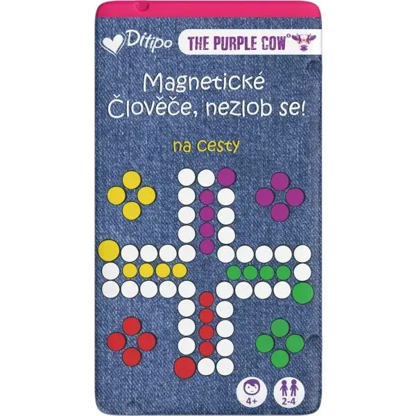 THE PURPLE COW ČLOVEČE, NEHNEVAJ SA! Magnetická hra, mix, veľkosť