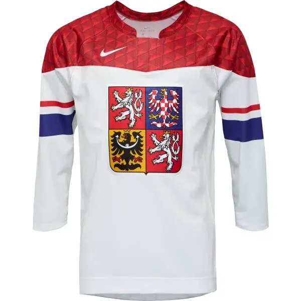 Nike MEN'S IIHF REPLICA CZECH REPUBLIC Pánský hokejový dres, bílá, velikost