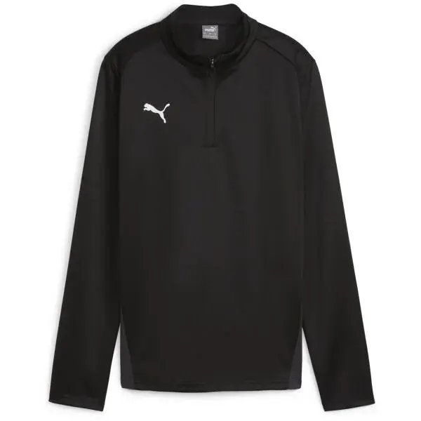 Puma TEAMGOAL TRAINING 1/4 ZIP TOP W Dámské sportovní triko, černá, velikost