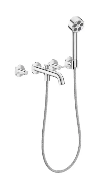 Axor One - Vanová baterie pod omítku, 4-otvorová instalace, s příslušenstvím, EcoSmart, chrom 48444000