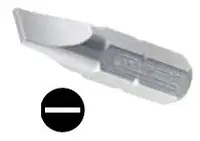 Bity 1/4" ploché, délka 25mm (různé velikosti) - Tona Expert Velikost: 5,5 mm