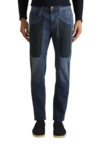 Jeckerson pánské džíny s kontrastními panely