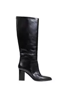 Kožené holínky Guess na podpatku