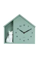Nástenné hodiny so zvukom Karlsson Siting Cat 26 x 29 cm