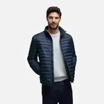 Men's Dark Blue Quilted Jacket Geox Dereck - Mens