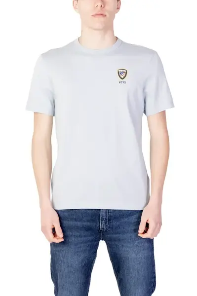 Blauer T-Shirt Uomo