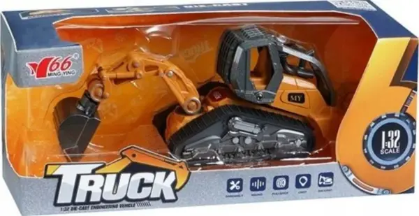 Stavební stroj na baterie se světlem a zvuky