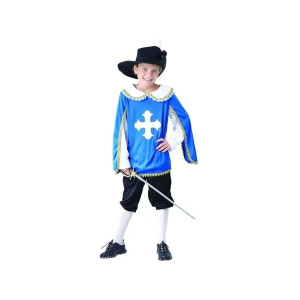 MADE - Kostým na karneval - mušketier, 130 - 140 cm