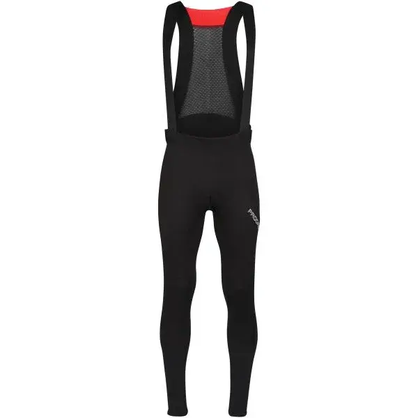PROGRESS GIRO WINTER BIB Pánske cyklistické nohavice s trakmi, čierna, veľkosť