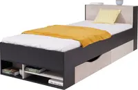 Postel Planet PL14 Barva korpusu: Černá/Dub/Béžová