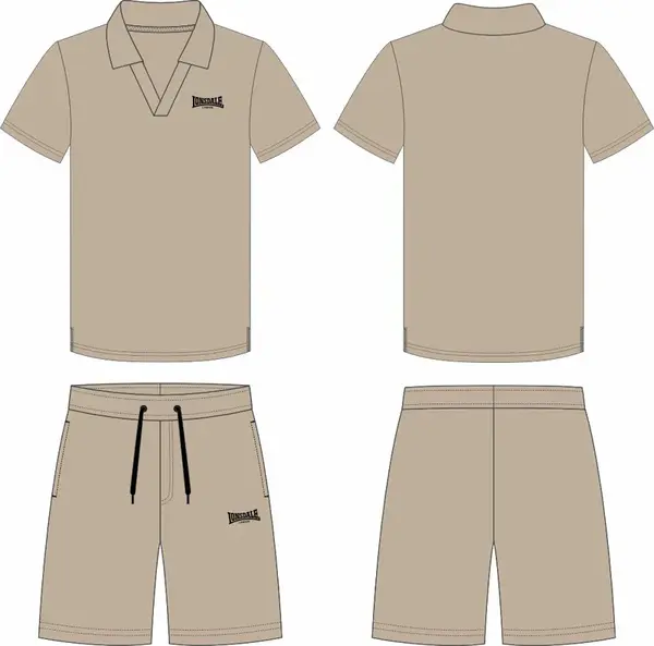 Lonsdale pánska polokošeľa a šortky