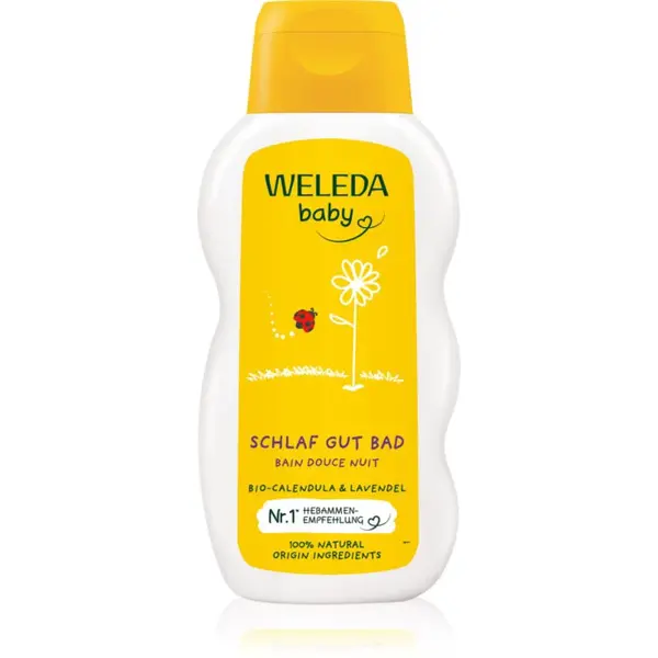 Weleda Baby nechtíkový dojčenský kúpel´ na dobrú noc 200 ml