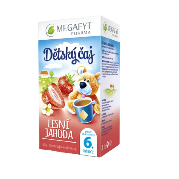 MEGAFYT Dětský čaj lesní jahoda 20 x 2 g