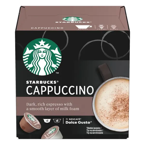 STARBUCKS ® Cappuccino, kávové kapsle 12 ks