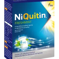 NIQUITIN Freshmint 4 mg léčivá žvýkací guma 100 ks