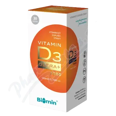 BIOMIN Vitamin D3 Ultra+ 7000 I.U. 30 tobolek