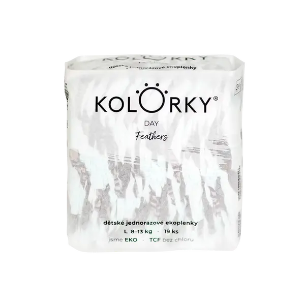 KOLORKY DAY Peří vel. L (8-13 kg) 19 ks