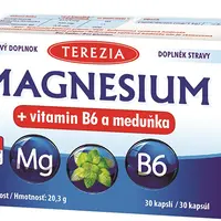 TEREZIA Magnesium + vitamin B6 a meduňka 30 kapslí