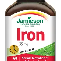 JAMIESON Železo 35 mg s postupným uvolňováním 60 tablet