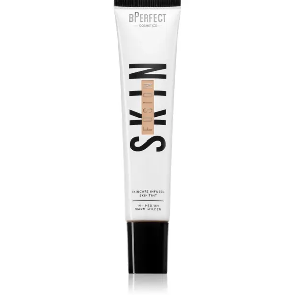 BPerfect Skin Fusion lehký make-up pro přirozený vzhled odstín 14 Medium Warm Golden 30 ml