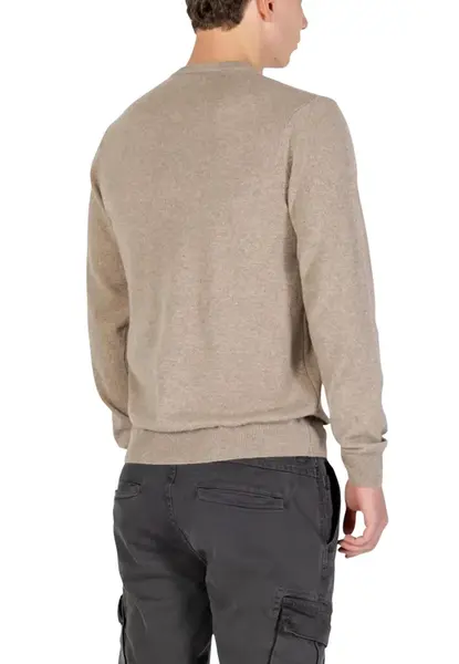 Pánský kašmírový svetr s kulatým výstřihem