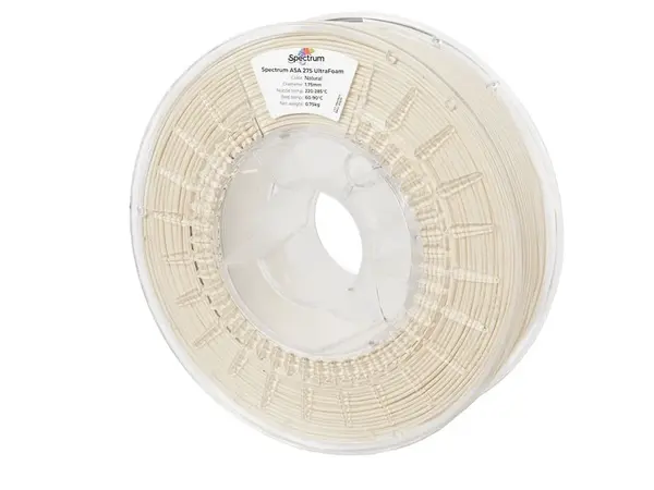 Spectrum 81570 filament, LW-ASA UltraFoam, 1.75mm, NATURAL, 0.75kg