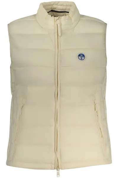 Krémová prošívaná vesta