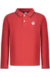 NORTH SAILS KIDS&#39; LONG-SLEEVED POLO SHIRT, RED