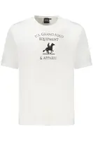 US GRAND POLO SHORT SLEEVE T-SHIRT MEN WHITE