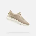 Beige women's sneakers Geox Spherica Plus - Women's