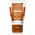 Sisley Super Soin Solaire Teinté ochranný tónovací krém na tvár SPF 30 odtieň 0 Porcelain 40 ml