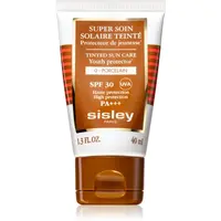 Sisley Super Soin Solaire Teinté ochranný tónovací krém na tvár SPF 30 odtieň 0 Porcelain 40 ml