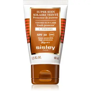 Sisley Super Soin Solaire Teinté ochranný tónovací krém na tvár SPF 30 odtieň 0 Porcelain 40 ml
