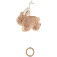 Bieco Musical Toy Bunny Fine kontrastní závěsná hračka s melodií 1 ks