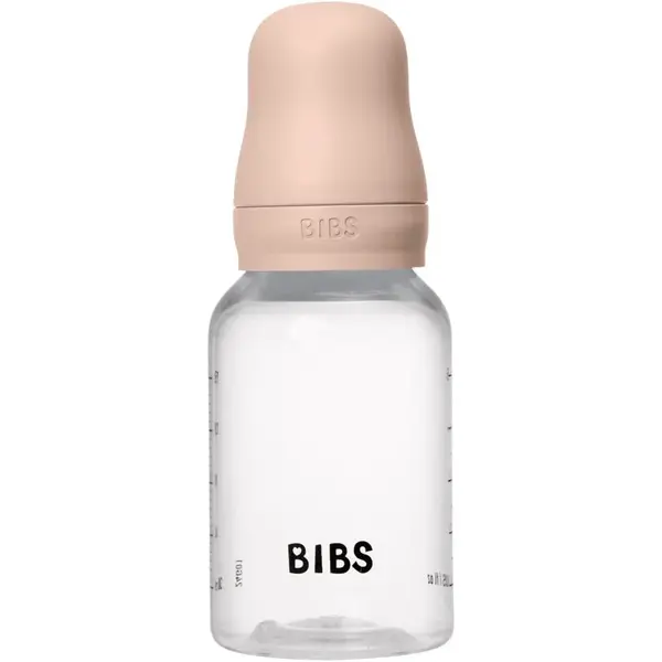 BIBS Anti-Colic Baby Bottle Latex antikoliková láhev s kaučukovou savičkou Blush 150 ml