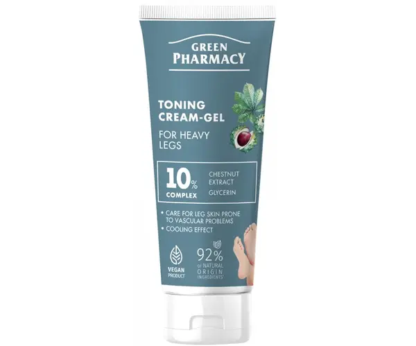Tonizační krém-gel na unavené nohy Green Pharmacy Toning Cream-Gel - 75 ml