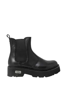 Čierne členkové topánky Cult