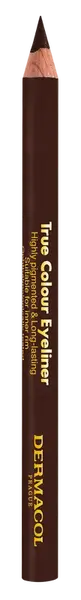 DERMACOL True colour Dřevěná tužka na oči - Brown 4 g