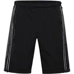 ALPINE PRO WERM Pánske dvojvrstvové krátke nohavice, čierna, veľkosť