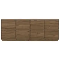 MID.YOU ŠIROKÁ KOMODA, barvy ořechu, 220,5/82,5/41,5 cm