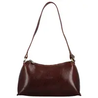 Dámská kožená kabelka na rameno hnědá - Delami Vera Pelle Araxi