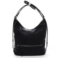 Dámská kabelka batoh černá - Romina Nikka