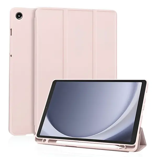 Techsuit Flex Trifold pouzdro, Samsung Galaxy Tab A11 / A9, růžové