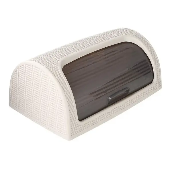 Chlebník rattan 41,7x26,9x18,1 beż