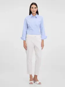 Krémové dámské kalhoty ORSAY