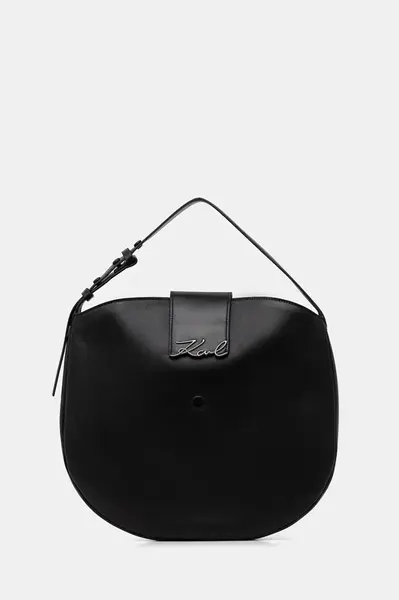 Kožená kabelka Karl Lagerfeld K/SIGNATURE