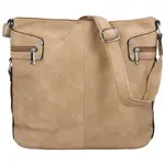 Dámska crossbody kabelka tmavo béžová - Mahel Serena