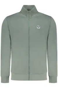 Pánska zelená mikina na zips