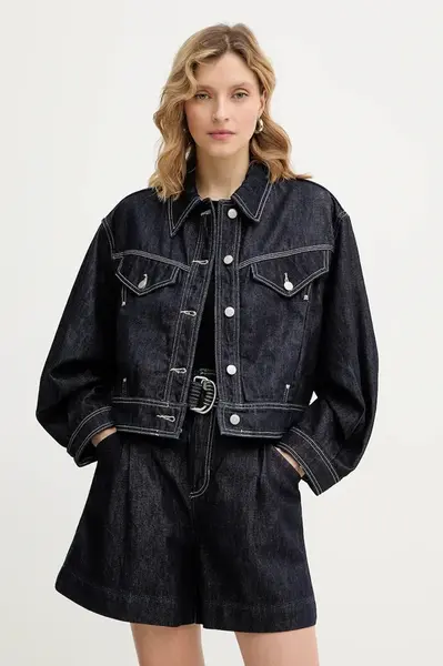 Džínová bunda BOSS Orange C BOMBER TRUCKER 1.0